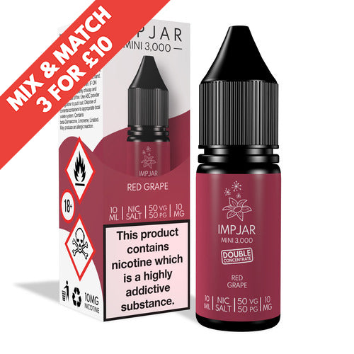 IMP JAR | Red Grape | 10ml Nic Salt