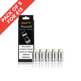 ASPIRE COILS | Genuine | Pockex | 0.60 ohm 1.2 ohm Coils | UK