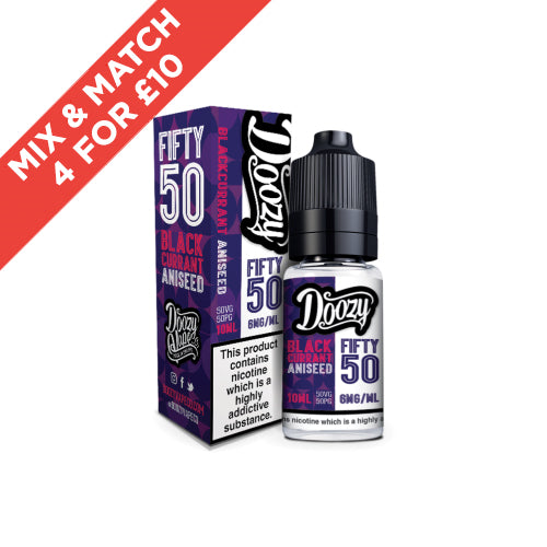 DOOZY VAPE | Genuine | 50-50 | 10ml | All Flavours | 3mg 6mg 12mg 18mg | Selling Fast | UK