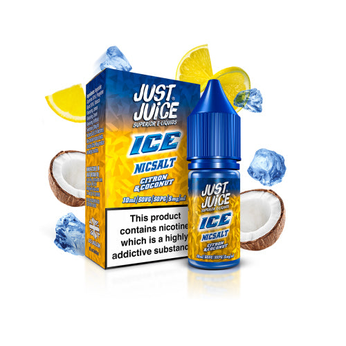 JUST JUICE | Genuine | Nic Salts | 10ml Ice | All Flavours | 5mg 11mg 20mg | Selling Fast | UK