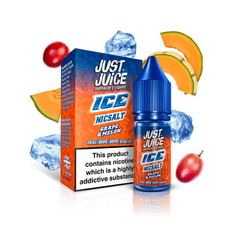 JUST JUICE | Genuine | Nic Salts | 10ml Ice | All Flavours | 5mg 11mg 20mg | Selling Fast | UK