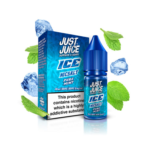 JUST JUICE | Genuine | Nic Salts | 10ml Ice | All Flavours | 5mg 11mg 20mg | Selling Fast | UK