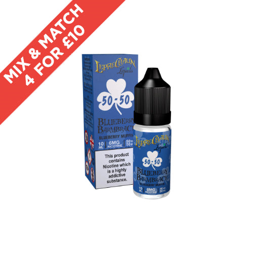 LEPRECHAUN LIQUIDS | Genuine | 50-50 | 10ml | All Flavours | 3mg 6mg 12mg | Selling Fast | UK