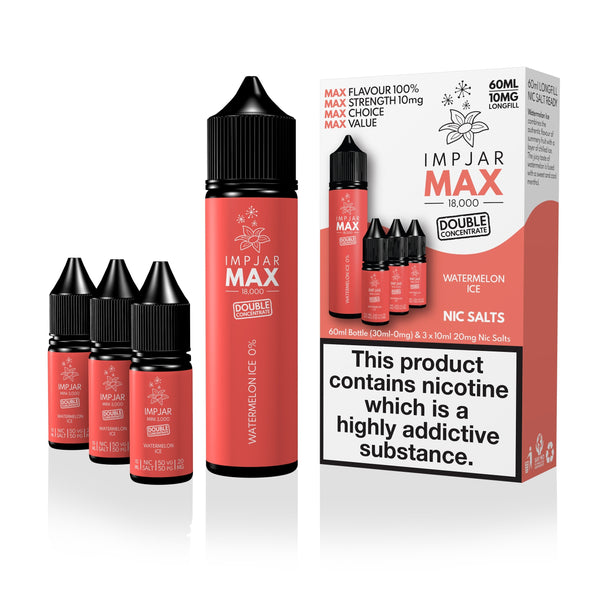 IMP JAR MAX | Genuine | Shortfill | 60ml | 10MG | Selling Fast | UK