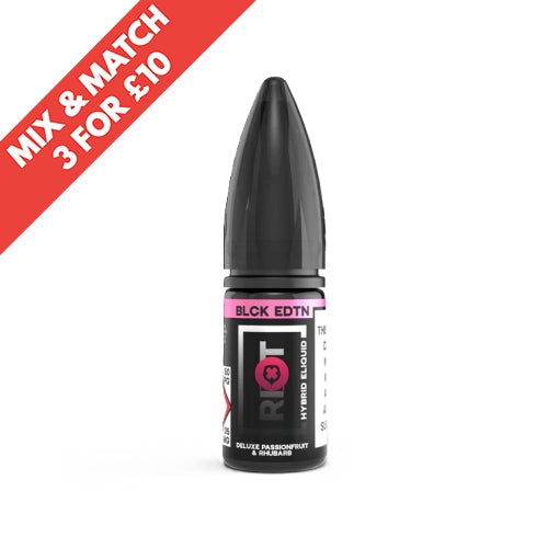 RIOT SQUAD | Genuine | Nic Salts Blck Edition | 10ml | All Flavours | 10mg 20mg | Selling Fast | UK