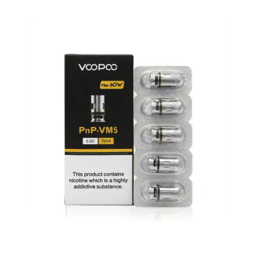 VOOPOO | Genuine | PNP Coils | 0.15 ohm 0.2 ohm 0.3 ohm 0.45 ohm 0.6 ohm Coils | UK