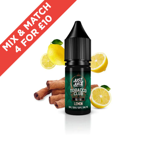 JUST JUICE | Genuine | 50-50 | 10ml Tobacco | All Flavours | 3mg 6mg 12mg | Selling Fast | UK