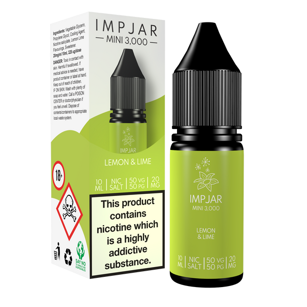 IMP JAR | Genuine | Nic Salt | 10ml | 30 Disposable Flavours | Selling Fast | UK