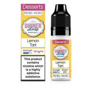DINNER LADY | Genuine | 50-50 | 10ml | All Flavours | 12mg 18mg | Selling Fast | UK