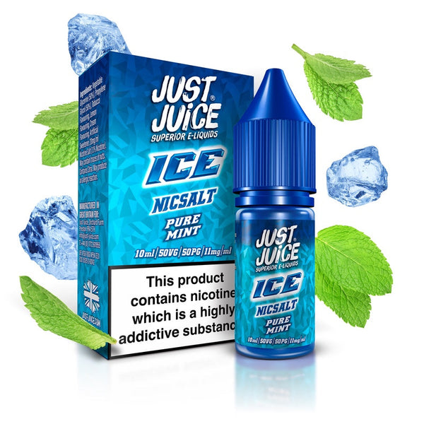 JUST JUICE | Genuine | Nic Salts | 10ml Ice | All Flavours | 5mg 11mg 20mg | Selling Fast | UK