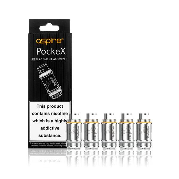 ASPIRE COILS | Genuine | Pockex | 0.60 ohm 1.2 ohm Coils | UK