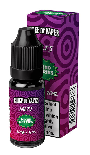 CHIEF OF VAPES | Genuine | Nic Salts | 10ml | All Flavours | 10mg 20mg | Selling Fast | UK